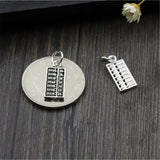 Emith Fla 925 Silver Abacus Charm for Bracelet DIY Jewelry Making