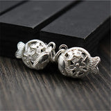 925 Sterling Silver Fish Small Pendant for Bracelet Necklace DIY