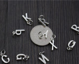 Emith Fla 925 Sterling Silver Letters Charm for European Bracelet