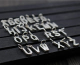 Emith Fla 925 Sterling Silver Letters Charm for European Bracelet