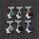 Emith Fla 925 Silver Butter Charm Beads for DIY Jewelry Making
