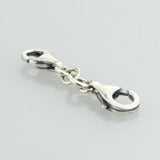 Emith Fla 925 Silver Charm Beads Extension Locks Clasp European Bracelets