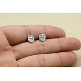 Emith Fla Owl Shaped 925 Silver Ear Studs Earrings