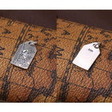 Emith Fla 925 Sterling Silver Necklace Pendants Ethnic Vintage Round Pendants