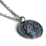 Emith Fla 925 Sterling Silver Necklace Pendant Round European Style