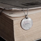 Emith Fla 925 Sterling Silver Necklace Pendant Round European Style