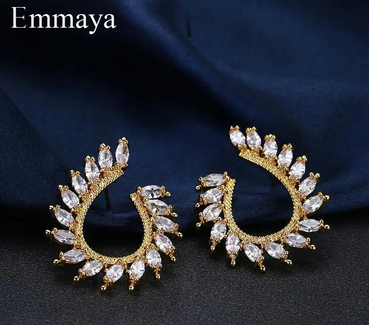 Geometric Crystal Earrings for Woman - Wedding Party Gift
