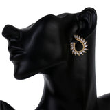 Geometric Crystal Earrings for Woman - Wedding Party Gift