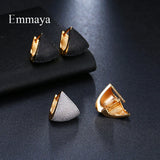 Two Tone Geometric Jewelry Earrings For Woman Wedding Party Gift