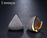 Two Tone Geometric Jewelry Earrings For Woman Wedding Party Gift