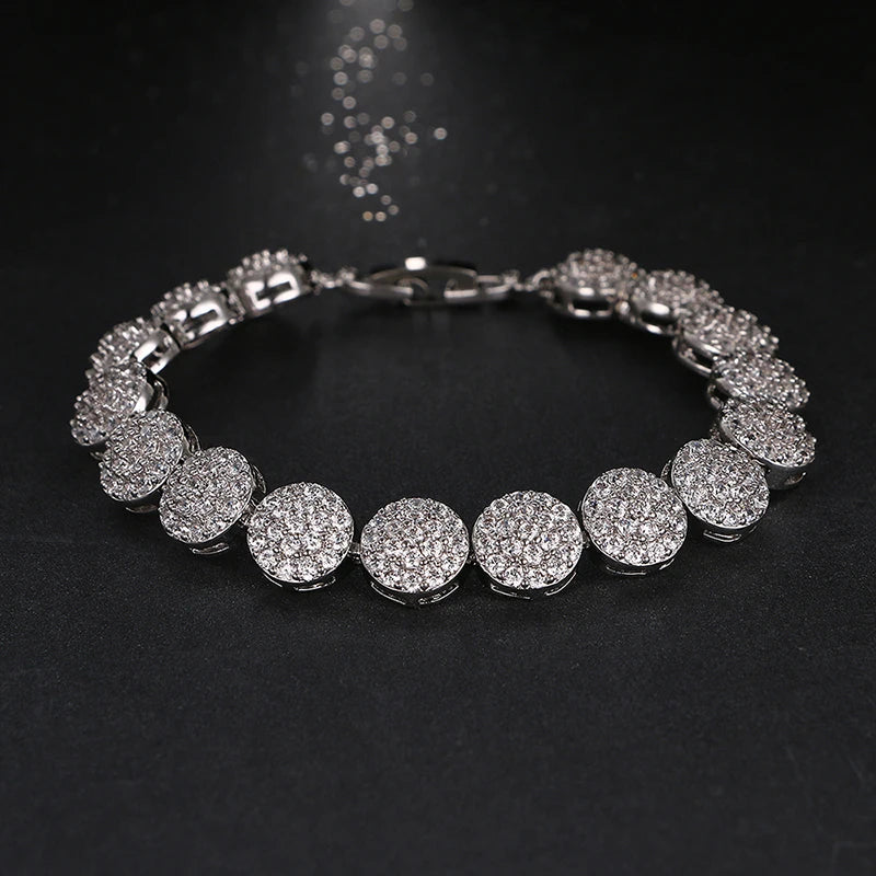 Round CZ Bracelet Women Bracelets