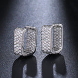 Cubic Zircon Earring Three Colors Choice Elegant Wedding Party Jewelry