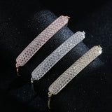 Noble Cubic Zircon Bracelet For Women Statement Wedding Party