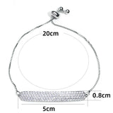 Noble Cubic Zircon Bracelet For Women Statement Wedding Party