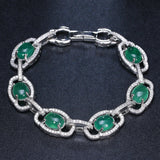 Elegant CZ Bracelet - Party Cubic Zircon Charm Gift