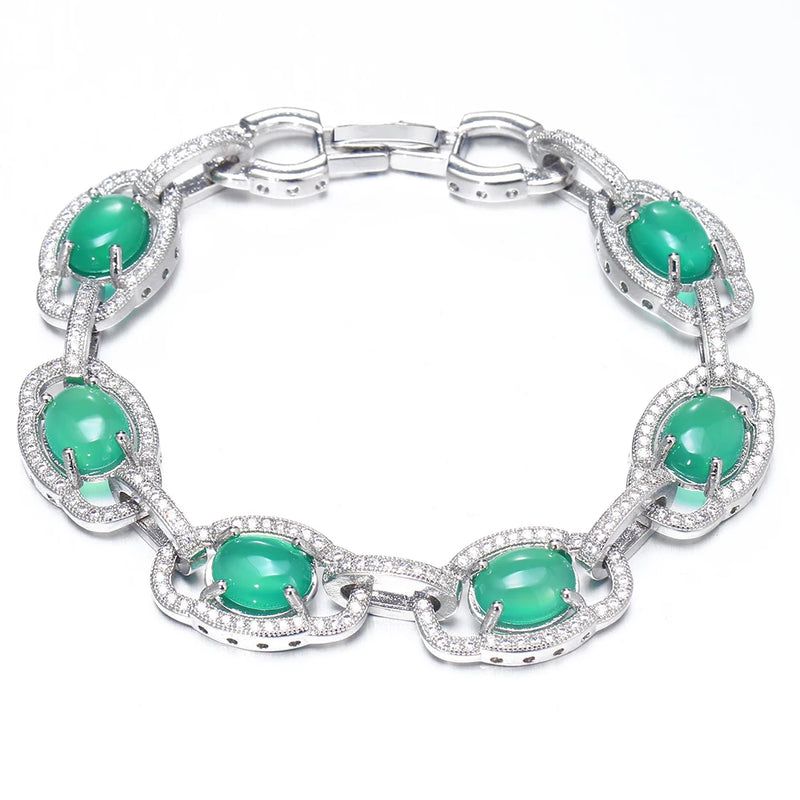 Elegant CZ Bracelet - Party Cubic Zircon Charm Gift