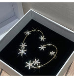 Zircon Butterfly Ear Cuff Earrings for Women Girls