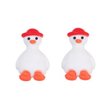 Cartoon Duck Resin Ornaments for DIY Crafts and Decor