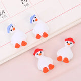 Cartoon Duck Resin Ornaments for DIY Crafts and Decor