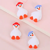 Cartoon Duck Resin Ornaments for DIY Crafts and Decor