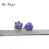 Enamel Animal Dragon Metal Bell Charms For Pet Necklace Pendant