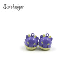 Enamel Animal Dragon Metal Bell Charms For Pet Necklace Pendant