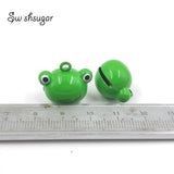 Enamel Animal Metal Jingle Bell Charms Pet Necklace Pendant