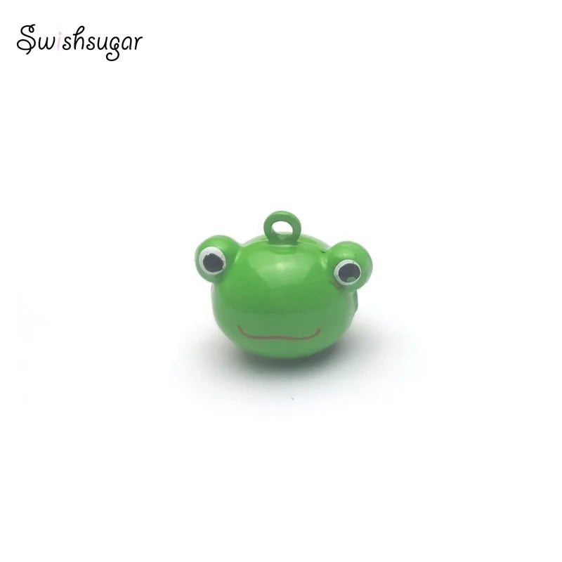 Enamel Animal Metal Jingle Bell Charms Pet Necklace Pendant