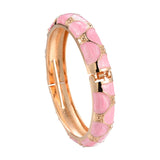 Enamel Bangles Women's Cuff Bangle Round Bracelet