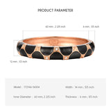 Enamel Bangles Women's Cuff Bangle Round Bracelet