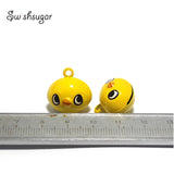 Bird Cartoon Jingle Bell Charms for Pet Necklace