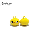 Bird Cartoon Jingle Bell Charms for Pet Necklace
