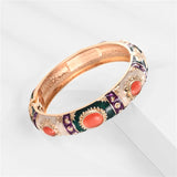 Enamel Bracelet Women Bangle Hawaiian Cloisonne African Jewelry