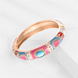 Enamel Bracelet Women Bangle Hawaiian Cloisonne African Jewelry
