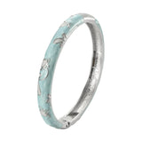 Enamel Bracelet Cloisonne Bangles Flower Women's Hand Bracelets