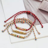 Adjustable Evil Eye Charm Bracelet for Women Girls