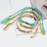 Adjustable Evil Eye Charm Bracelet for Women Girls