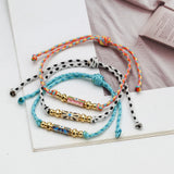 Adjustable Evil Eye Charm Bracelet for Women Girls