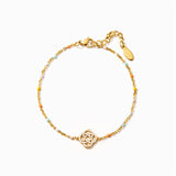 Enamel Bracelet Stainless Steel Yoga Jewelry Colorful Bead Chain