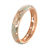 Enamel Bracelets For Women Bangle Floral Cloisonne Butterfly