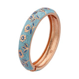 Enamel Wide Bangle Bracelet for Women - Hawaiian Cloisonne African Jewelry