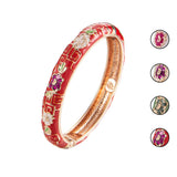 Metal Cuff Bangle Enamel Bracelets
