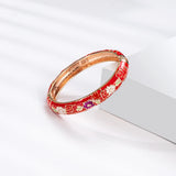 Metal Cuff Bangle Enamel Bracelets