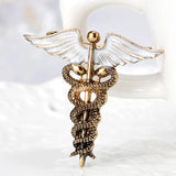 Enamel Wing Snakes Shape Brooches For Women Girls