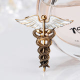 Enamel Wing Snakes Shape Brooches For Women Girls