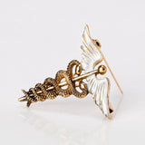 Enamel Wing Snakes Shape Brooches For Women Girls
