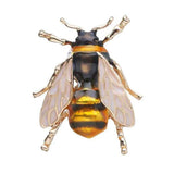 Yellow Enamel Bumblebee Brooch Insect Xmas Gift Banquet Pins