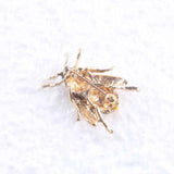 Yellow Enamel Bumblebee Brooch Insect Xmas Gift Banquet Pins