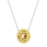 Enamel CZ Collar Necklace 925 Silver Wedding Jewelry