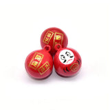 Enamel Cartoon Daruma Doll Jingle Bell Charm DIY Jewelry Craft Findings